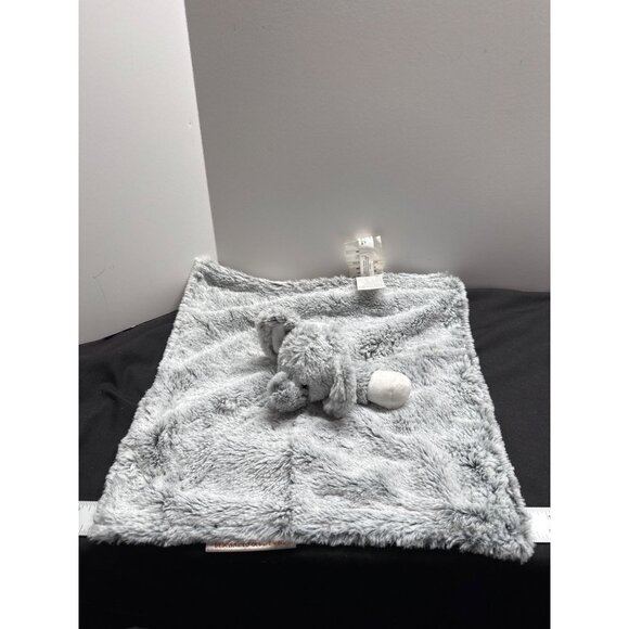 Soft Plush Elephant Baby Lovey Security Blanket By Blankets & Beyond Frosted Gra - Picture 3 of 11